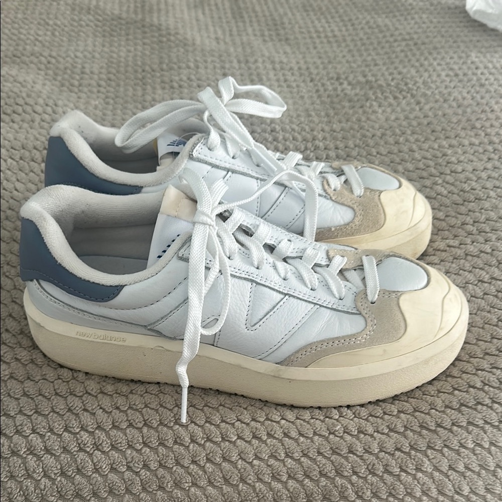 New Balance White and Cream Athletic Shoes CT 302 - Picture 4 of 8